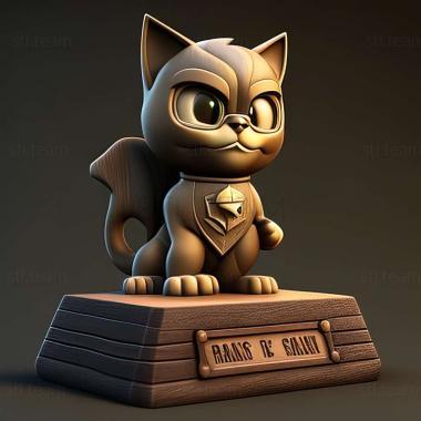 3D model Talking Tom Hero Dash game (STL)